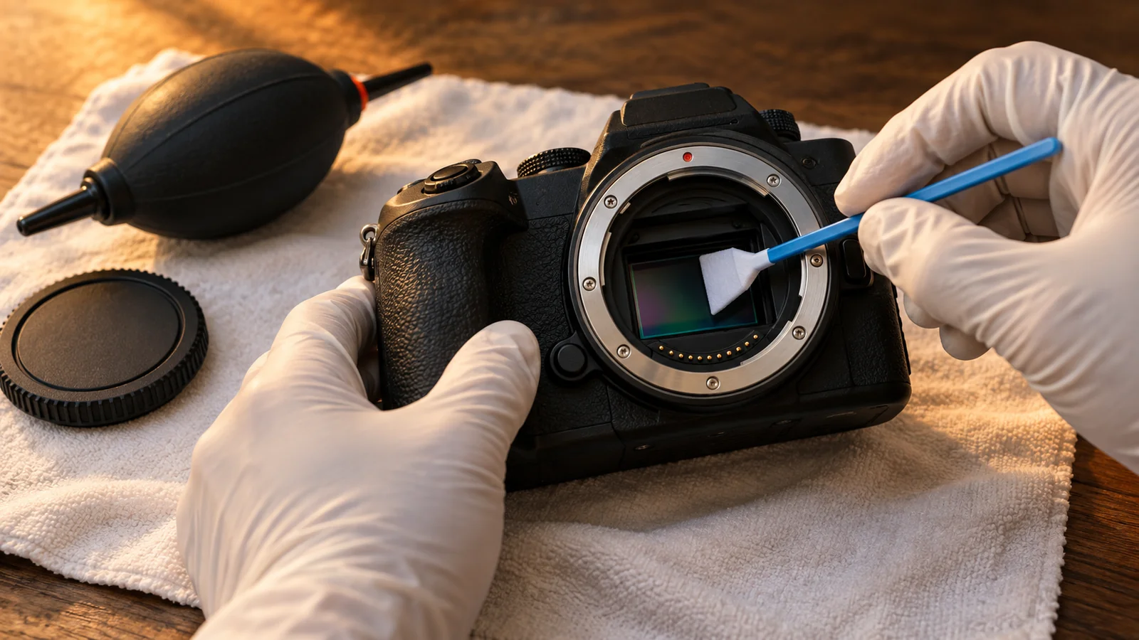 Как почистить матрицу Canon: пошагово от груши до влажной чистки